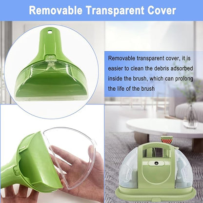 Upgraded 1400B Little Green 5.3" Detachable Tough Stain Brush Tool Replacement for Bissell Little-Green Upright &Portable Carpet Cleaners for 1400B 4075 3860 1425 2458 3194 3353 Series,1+3 Brush,Green