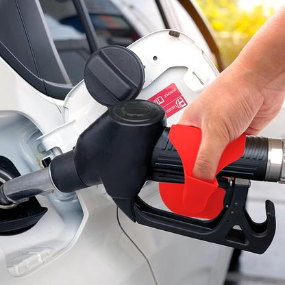 KIBBEH Reusable Silicone Fuel Glove, Protect Hands from Filthy Gas Pump Handles and Keypads, Durable and Universal