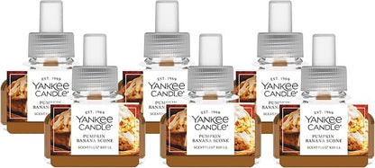 Yankee Candle Pumpkin Banana Scone ScentPlug Refills (Pack of 6)