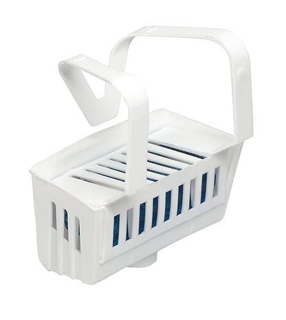 Big D 675 Toilet Bowl Rim Hanger with Non-Para Block, Evergreen Fragrance, 1500 Flushes (Pack of 12) - Ideal for restrooms in offices, schools, restaurants, hotels, stores, White