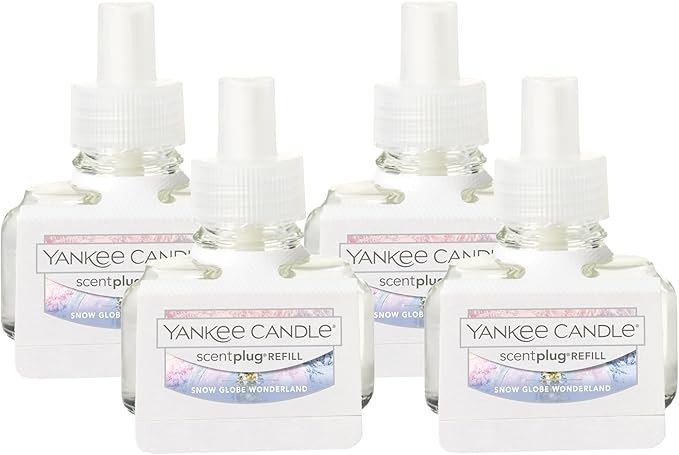 Yankee Candle Snow Globe Wonderland ScentPlug Refills (Pack of 4)