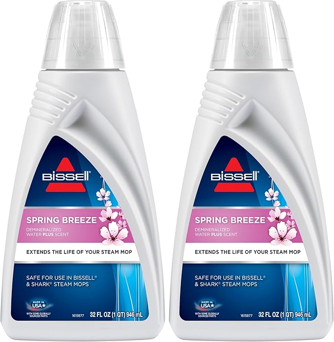 Bissell Spring Breeze Demineralized Water 32 oz, 1394, White (Pack of 2)