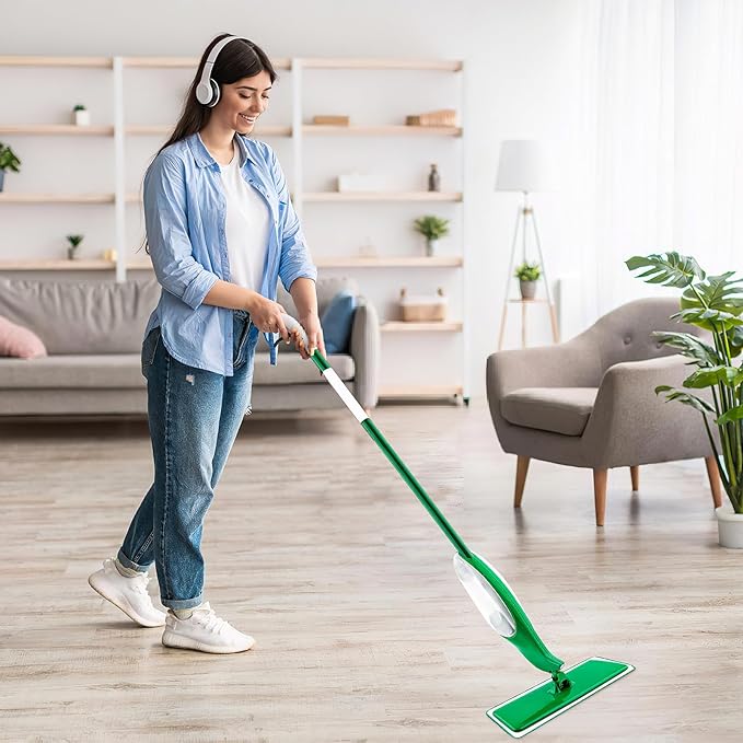 6 Pack Spray Mop Refills for Libman Freedom Spray Mop, Reusable Microfiber Mop Pad Replacement Head Without Handle