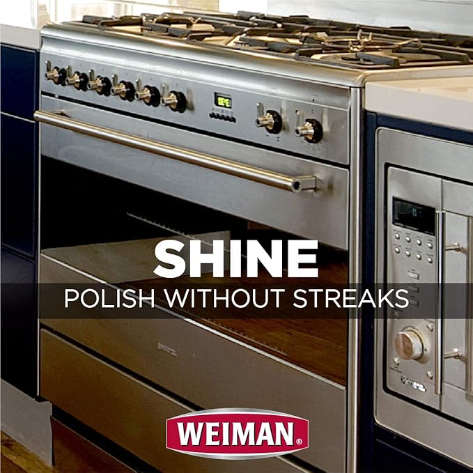 Weiman Stainless Steel Cleaner & Polish Aerosol 17 oz - 6 Pack