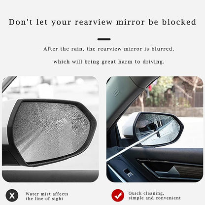 3 PCS Side Mirror Squeegee,Car Mirror Squeegee,Retractable Car Rearview Mirror Wiper,Portable Car Cleaning Tool for Rainy Foggy Weather,Universal Car Accessories(Black/Pink/Green)