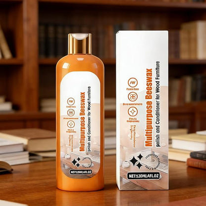 Wood Conditioner, Enhances Grain & Shine, 120ml,Hardwood Floor Polis-h, Wood Finish Restorer, Floor TouchUp Solution, For Cutting Board Cabinet Table Drawer Antique Teak