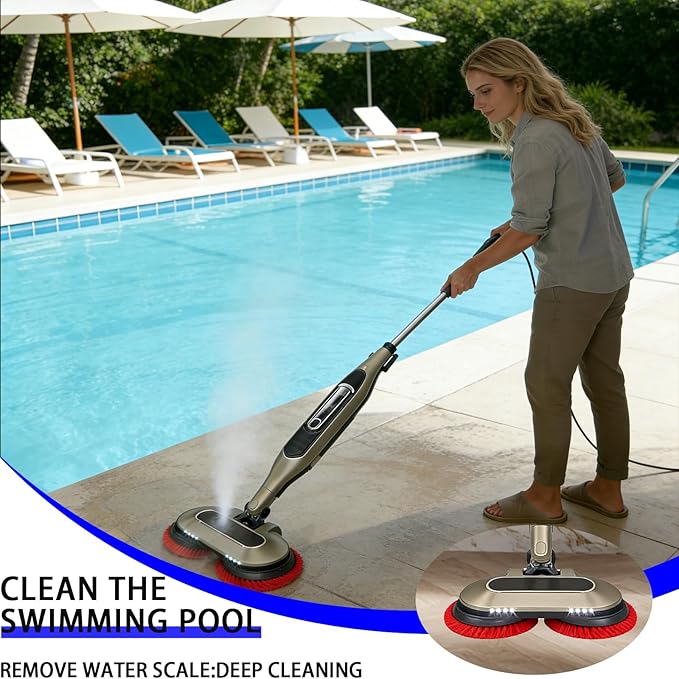 S8201 Steam Mop Pads Replacement Brush for Shark Steam Mop Replacement Pads for Shark S8002BRN S8001 S7001 S7201 S7000AMZ S7000 S7005 S7020 (Red)