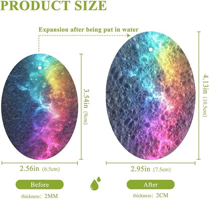 Galaxy Kitchen Scrub Sponges, Pop-up Kitchen Cleaning Sponges Reusable Dish Washing Sponges for Bathroom Household Cleaning 3 Pack - Non Scratch Scrubber