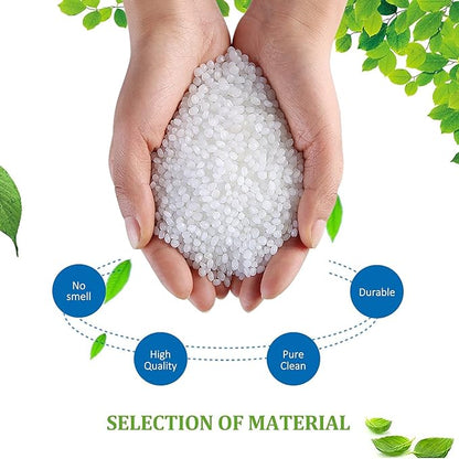 13 Gallon 80 Count Tall Kitchen Trash Bags 10 Gal 12 Gal 13 Gal fit 50 Liters Garbage Bags by Teivio, Waste Basket Bags,Bathroom Trash Can Bin Liners, Plastic Bags for home office kitchen, Clear