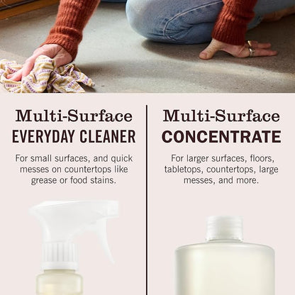 MRS. MEYER'S CLEAN DAY Multi-Surface Everyday Concentrate, Basil Scent, 32 Fl Oz Bottle