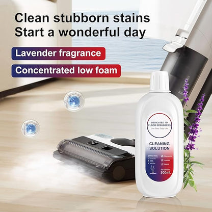 Floor Cleaning Solution Compatible With Tineco, Deep Cleans for Multiple Hard Floors, Suitable With All Robot Vacuums with Mopping and Cordless Wet/Dry Vacuum Mop Cleaner (Lavender 2 Bottle)