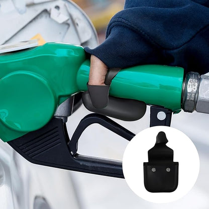 Silicone Glove for Gas, Reusable Protective Silicone Glove for Gas Pump with Storage Bag, Easy to Clean, Suitable for Many Work Scenarios (Black)