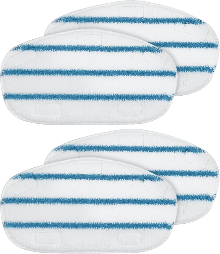Steam Mop Pads Compatible with PurSteam ThermaPro 10-in-1 and ThermaPro 211 Steam Mop Cleaner Microfiber Pur steam Mop Replacement Pads Washable Reusable Steam Mop Pads for Steamer Floor Cleaning