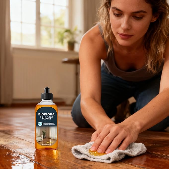 Floor Cleaner 100ml, Stains Remover Shine, Scented Hardwood Cleaner, Multi Floor Polishing Cleaning Solution, for Hardwood Tile Carpet Shower Kitchen Home House Wall Grout