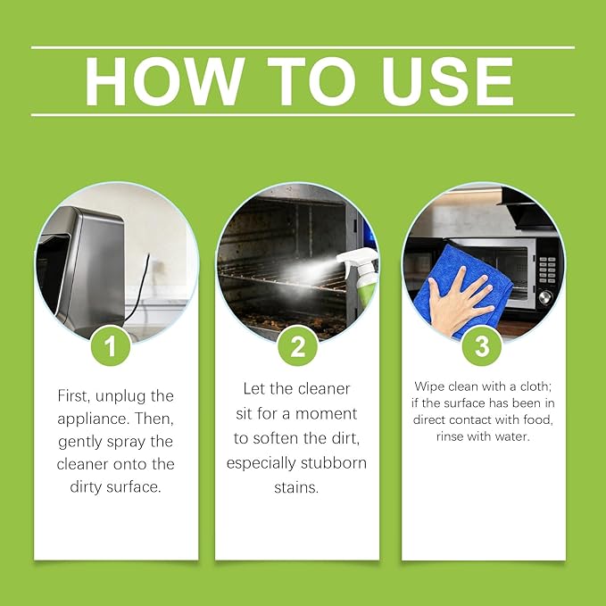 Electrolyzed Ion Kitchen Cleaner Spray,fly Cleanse Spray, Natural Enzyme Formula Multi-Purpose Cleaner for Oven, Stove, Range Hood & All Household Appliances, Easy Cleaning Solution (1pc)