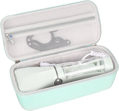 Hard Travel Carrying Case for Conair Handheld Garment Steamer, Mint Green Portable Storage Case fits for Conair Small Size Travel Steamer with Dual Voltage for Worldwide Use(Case Only)