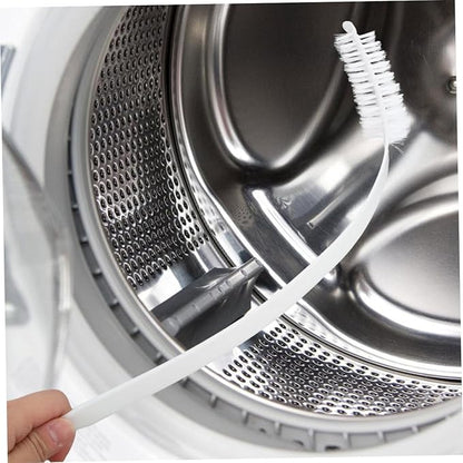 4pcs Rolling Washer Cleaning Brush Long Handle Drum Cleaner for Efficient Debris Removal Bendable Design for Reach Areas Easy Maintenance Tool for Washing Machine