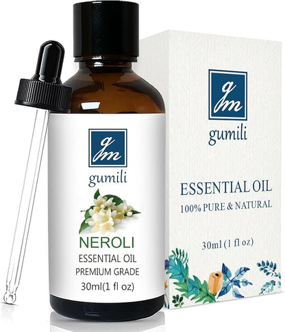 GM Gumili Neroli Essential Oil 1 Oz- 100% Pure & Undiluted Orange Blossom Oil for Diffuser