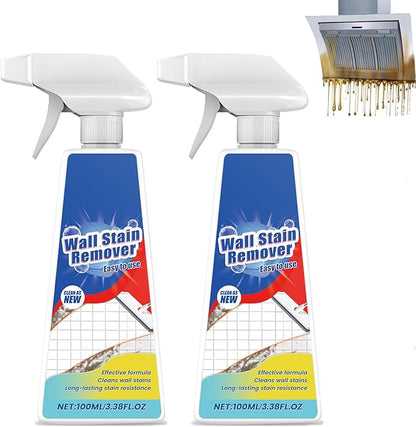 Kitchen Heavy Duty Cleaner Spray,Heavy Oil Stains Cleaning Agent,Powerful Grease Cleaner,Clean Up Kitchen Oil Stains,For Countertops,Ovens,And Appliances (2PCS)
