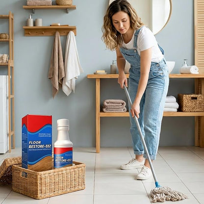 RAINPOT Floor Restore Cleaner, High Solid Content Floor Polish for Shine Renewal & Protective Layer, Helps Conceal Small Scratches, Quick-Drying Protective Finish (3 PACk)