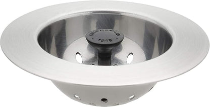 KitchenAid Stainless Steel Sink Strainer, Black