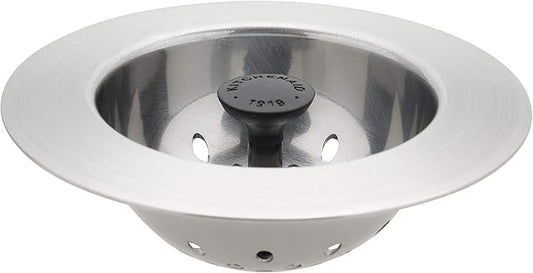 KitchenAid Stainless Steel Sink Strainer, Black