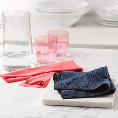 E-Cloth Granite & Stone Cleaning Kit, Premium Microfiber Cleaning Cloth, Ideal Cleaner and Polish for Granite, Marble and Other Stone Countertops, 100 Wash Guarantee, 2 Cloth Set