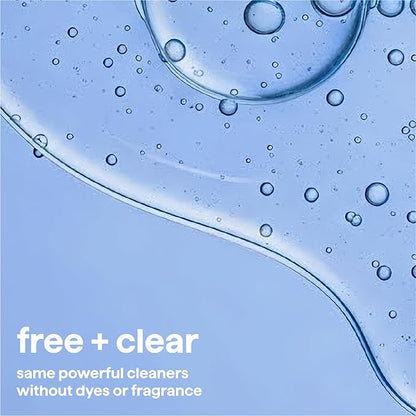 Method Super Shine Foaming Dish Spray Refill, Reuse With Trigger, Powered by Enzymes, Free + Clear, Unscented, 16 fl oz