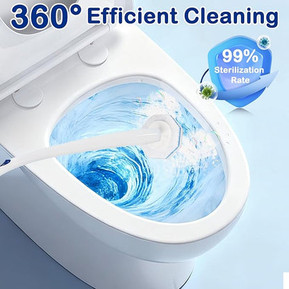 50 Count Toilet Wand Refills for Clorox ToiletWand - Upgrade 3-Layer Thickened Toilet Brush, 5X Cleaning Power Toilet Bowl Cleaners with Fresh Fragrance, No Falling Apart | 360° Efficient Cleaning