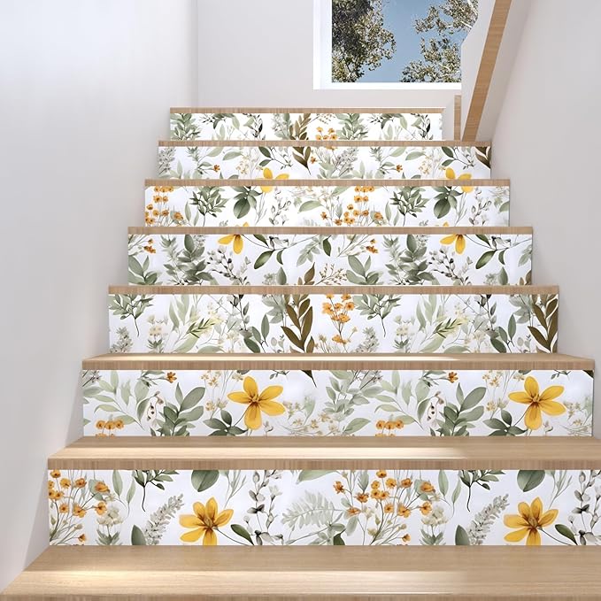 Green Leaf Wallpaper Peel and Stick, Vintage Floral Leaves Contact Paper 17.5" x 78.7", Botanical Vinyl Wall Paper Self Adhesive Removable Waterproof for Room Bedroom Shelves Cabinet Table Decor
