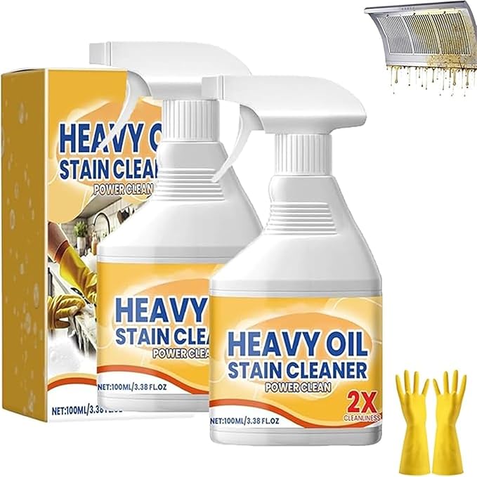Kitchen Cabinet Cleaners and Polishers, All Purpose Kitchen Heavy Oil Cleaning Spray, Multipurpose Kitchen Cleaner (2pcs)