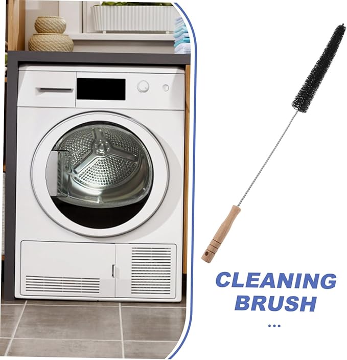 Lint Brush for Dryer Vent Dryer Cleaning Tool Washing Machine Brush Vent Cleaner Lint Remover Soft Bristles Non-Abrasive Easy Storage Thorough Cleaning