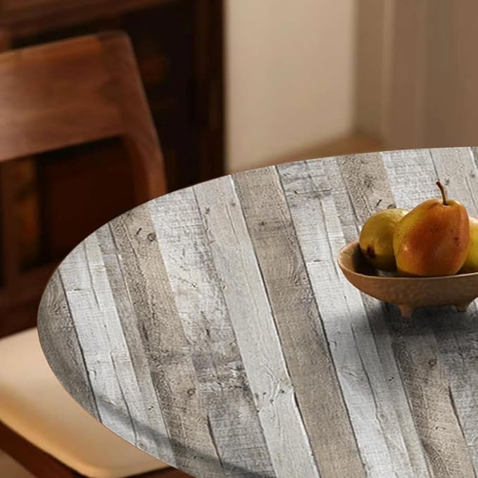 LXCREAT Natural Wood Contact Paper, Peel and Stick Wallpaper 17.5"x787.4", Self Adhesive and Removable Vintage Faux Wooden Shiplap Wall Paper for Shelf Kitchen Counter Home Walls Decoration