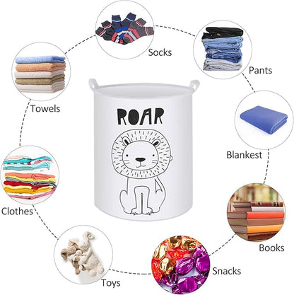 Collapsible Laundry Basket in Bedroom Waterproof Laundry Hamper in Bathroom Large Laundry Bag in College Dormitory Cloakroom Livingroom Nursery Organizer Toy Bin