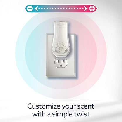 Glade PlugIns Refills with CustomScent Technology, Eucalyptus & Waterlily, 1 Warmer + 2 Refills