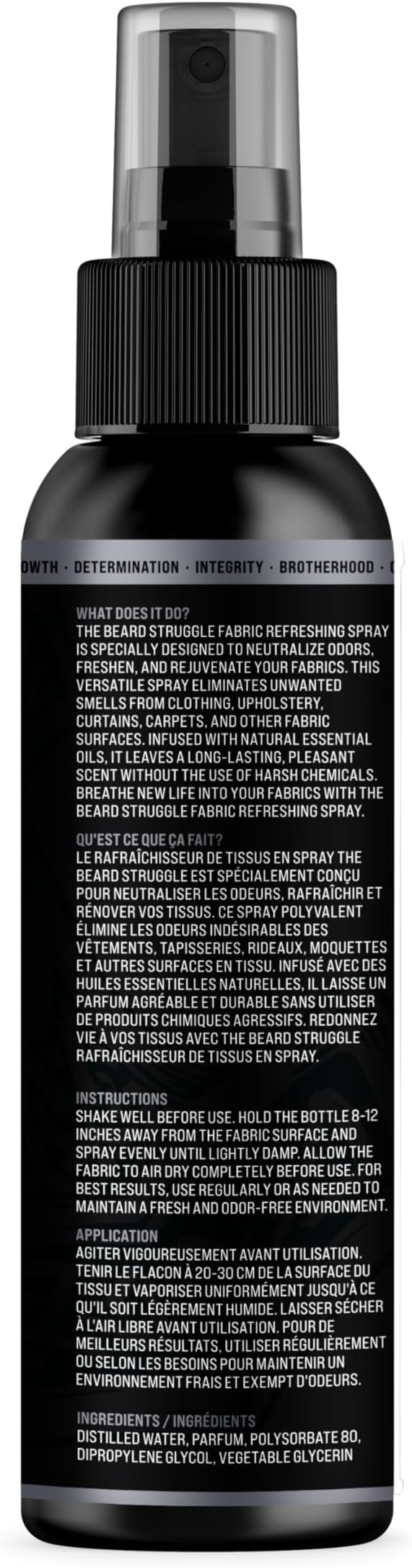Fabric Freshener Spray by The Beard Struggle - Linen Spray Freshener for Cloths, Bed & Room Air Freshener - Odor Eliminator with Luxury Fragrance - Viking Storm, Silver Collection (120ml)