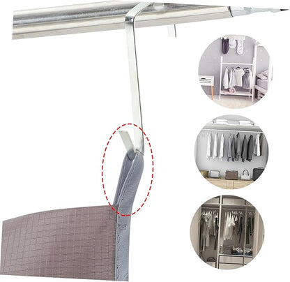 KOMBIUDA Hanging Laundry Hamper Saving Storage for Dirty Clothes Breathable Design over Door Organizer for Bathroom and Dorm Use