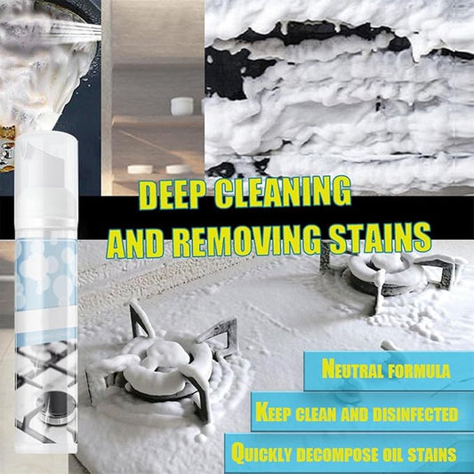 Kitchen All-Purpose Cleaner,Multipurpose Dirt Cleanser,Multi-Purpose Kitchen Grease Cleaner Foam Kitchen Non Greasy Dirt Cleaner Spray (3pcs)