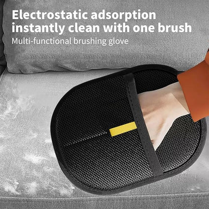 pet Hair Removal Gloves,electrostatic pet Hair Remover Glove,The Magic Brush pet Hair Remover Washable Reusable Cat & Dog Hair Remover for Couch, Furniture, Carpet,Clothing,Car Seats（1PCS）