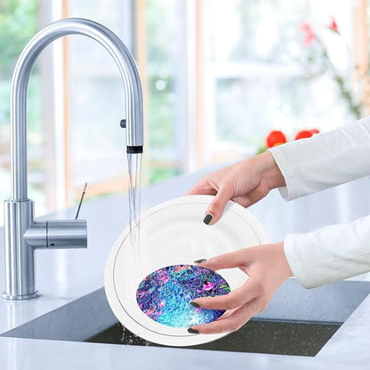Underwater World Kitchen Scrub Sponges, Pop-up Kitchen Cleaning Sponges Reusable Dish Washing Sponges for Bathroom Household Cleaning 3 Pack - Non Scratch Scrubber