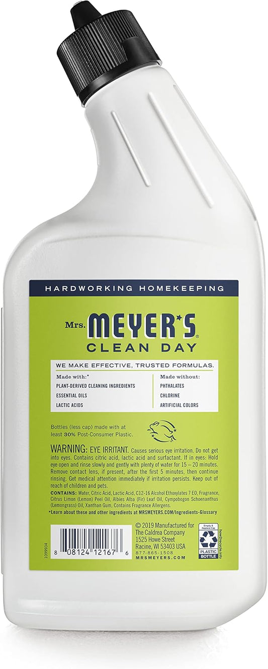 Mrs. MEYER'S CLEAN DAY Liquid Toilet Bowl Cleaner, Stain Removing, Lemon Verbena, 24 oz (Pack of 3)
