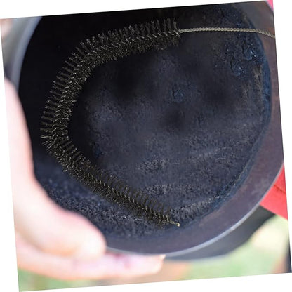 Dryer Vent Cleaning Brush 27.95 Inch Flexible Lint Remover with Bendable Wire Shaft and Non-Slip Handle for Refrigerator Coil and Appliance Dust Cleaning