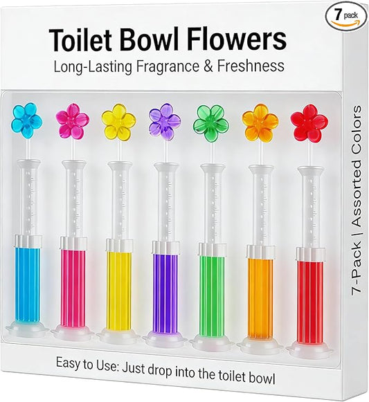 Toilet Gel, 84Count 7 Kinds Of Scent Toilet Cleaner Bowl Gel Stamp Kit Air Freshener