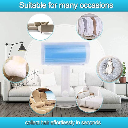 Silicone Tape Sticky Washable Lint Roller Hair Remover Brush Sticker Roller for Clothing
