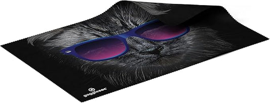 GOGGLESOC Swipeout – Microfiber Lens Cleaning Cloth for Ski & Snowboard Goggles – Reusable, Washable, Eco-Friendly