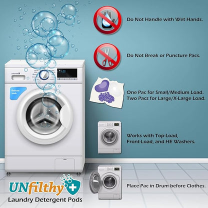 UNfilthy Concentrated Cherry Blossom Laundry Pacs (120)
