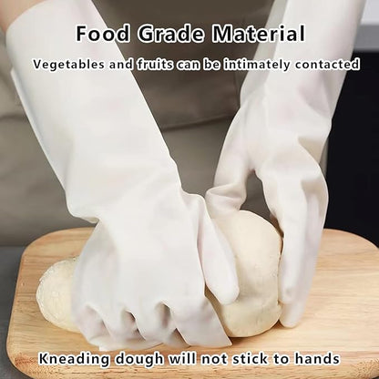 Cleaning Gloves,Dish Gloves,Gloves for Washing Dishes,Heavy-Duty, Durable, Non-Slip,Long Service Life,3 Pairs