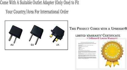 UpBright 2-Prong 9V AC/DC Adapter Compatible with LABIGO LA1 Pro LA1Pro Model KS-2619 KS2619 7.4V 2500mAh Li-ion Battery Electric Spin Scrubber Cordless Cleaning FD DK10-090-0650 Power Supply Charger