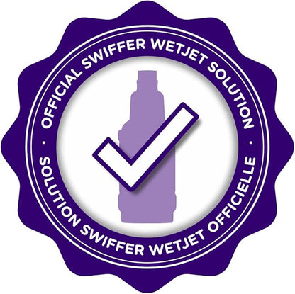Swiffer WetJet Multi-Purpose Floor Cleaner Solution with Febreze Refill, Hardwood Floor Cleaner, Lavender Scent, 1.25 Liter -42.2 Fl Oz (Pack of 2)