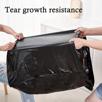 Large Black Trash Bags 20-21 Gallon Drawstring Garbage Bags,Measuring 28x 33.8 inches,Heavy Duty Plastic Garbage Bags for Household Kitchen Office Restaurant Thickened Stretchy